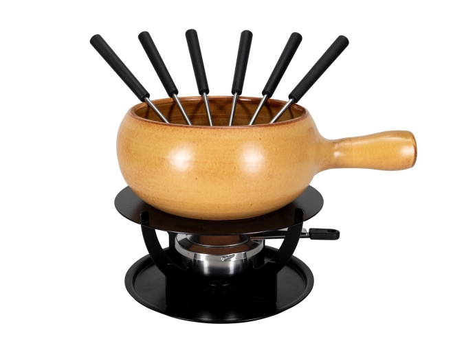 Set à fondue au fromage  Bombata-Brown  brun terre cuite 9