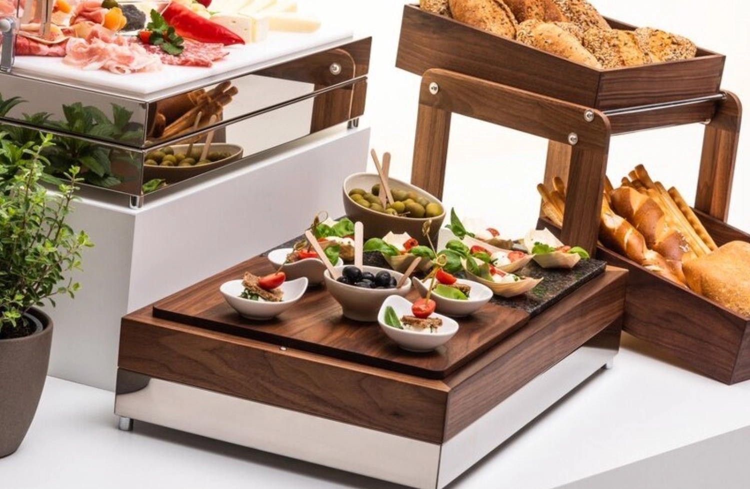 FANTASY boîte à pain 2 niveaux 2xGN 1/2, 66x46x37cm