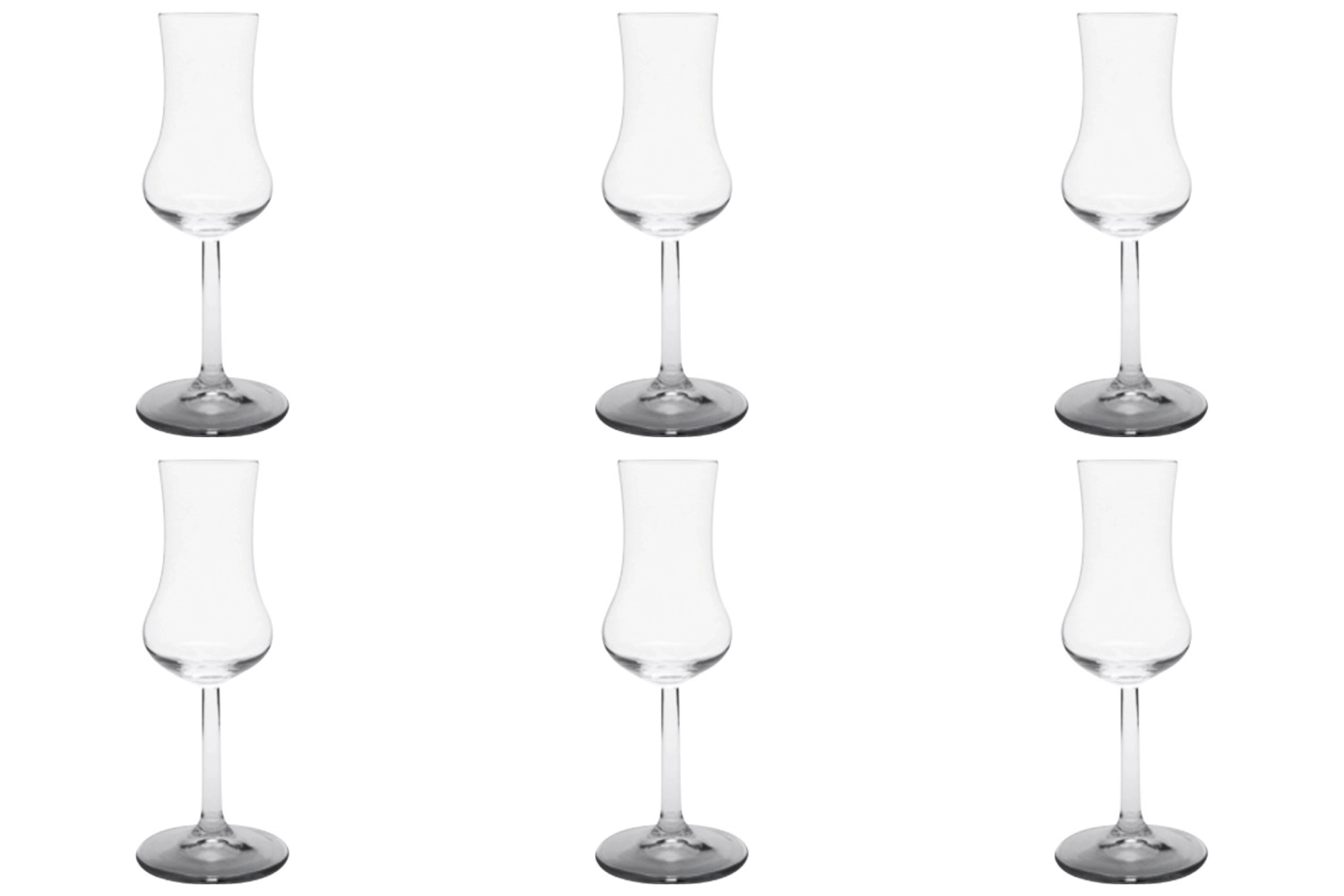 6er Set Taro Grappa Kelch 8cl, 2/4 cl /-/ 16.8cm