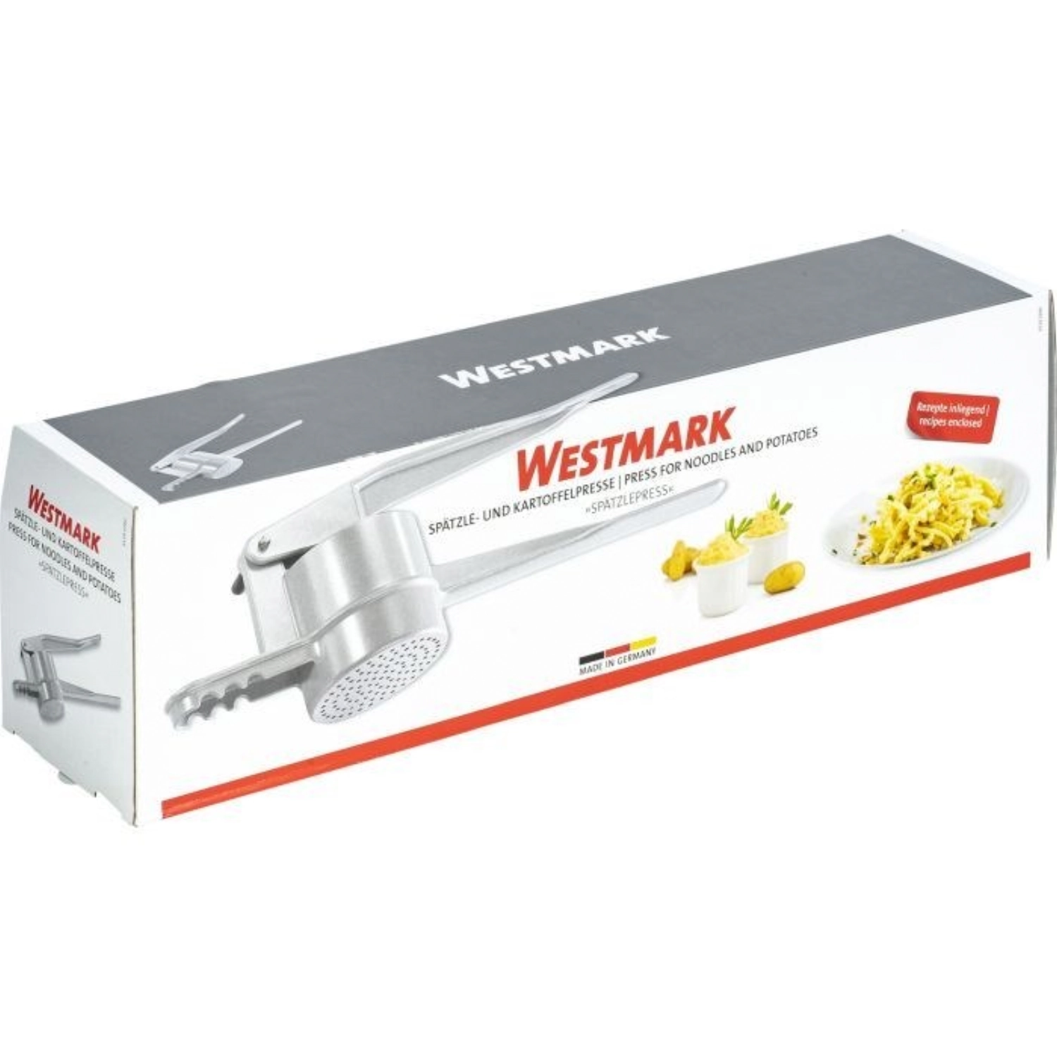 Spätzlepress und Spätzlechef Retro Spätzlepresse