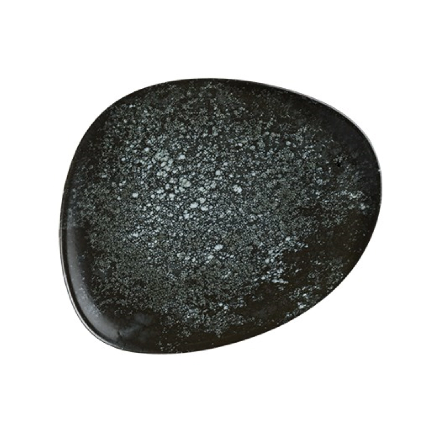 Assiette plate Cosmos Black Vago D33cm