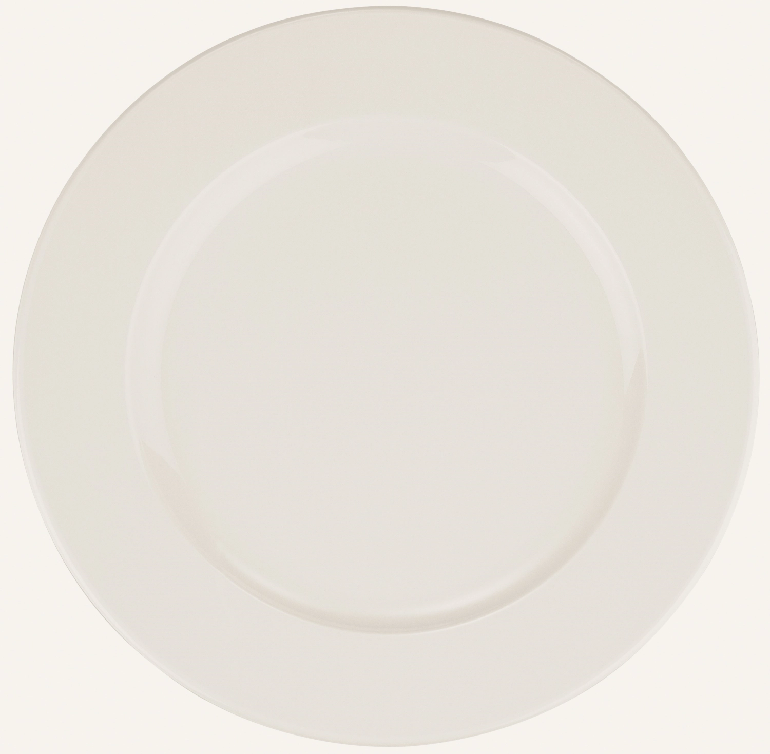 Assiette plate Banquet Blanc D23cm