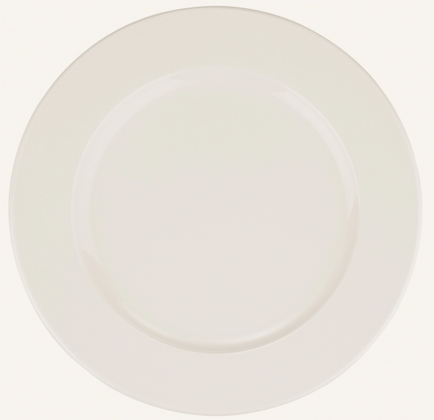 Assiette de banquet blanche plate D25cm