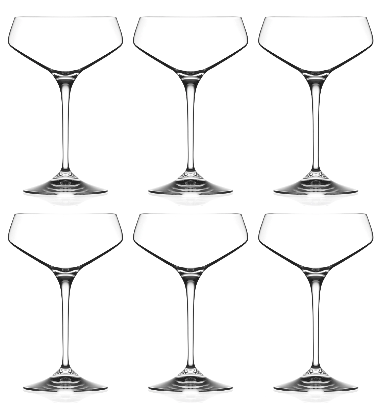 Set de 6 coupes Aria Champagne