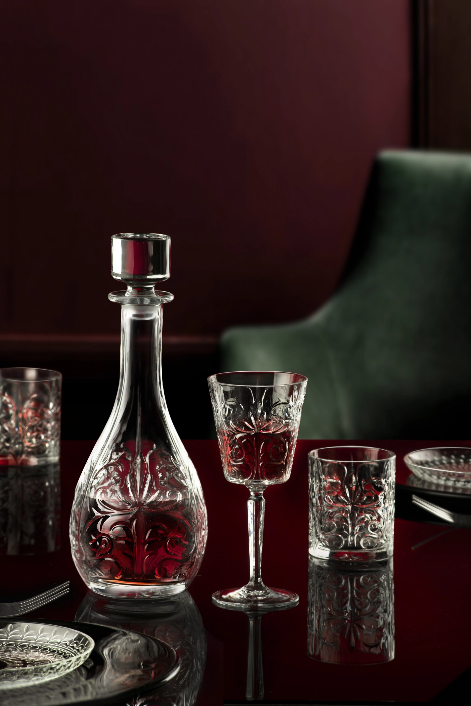 6er Set Tattoo Weinglas