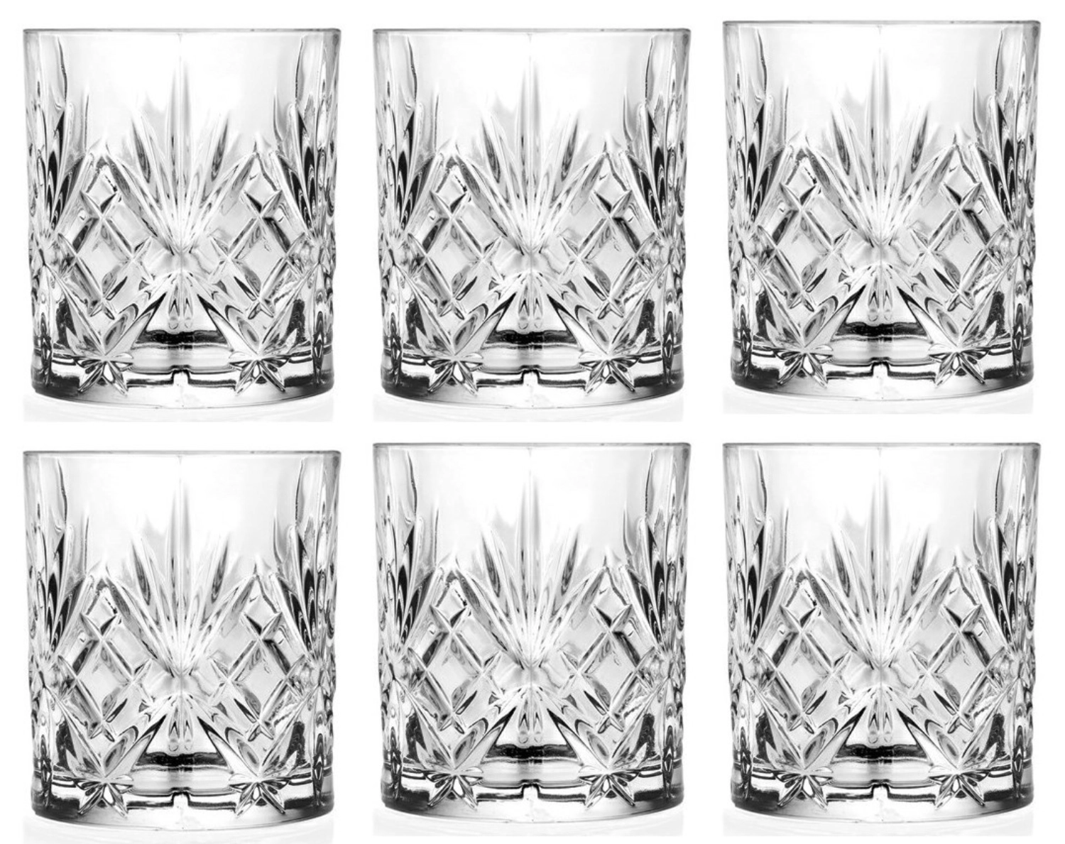 Set de 6 melodia liqueur tumbler ø5.2 h6 cm, 8cl