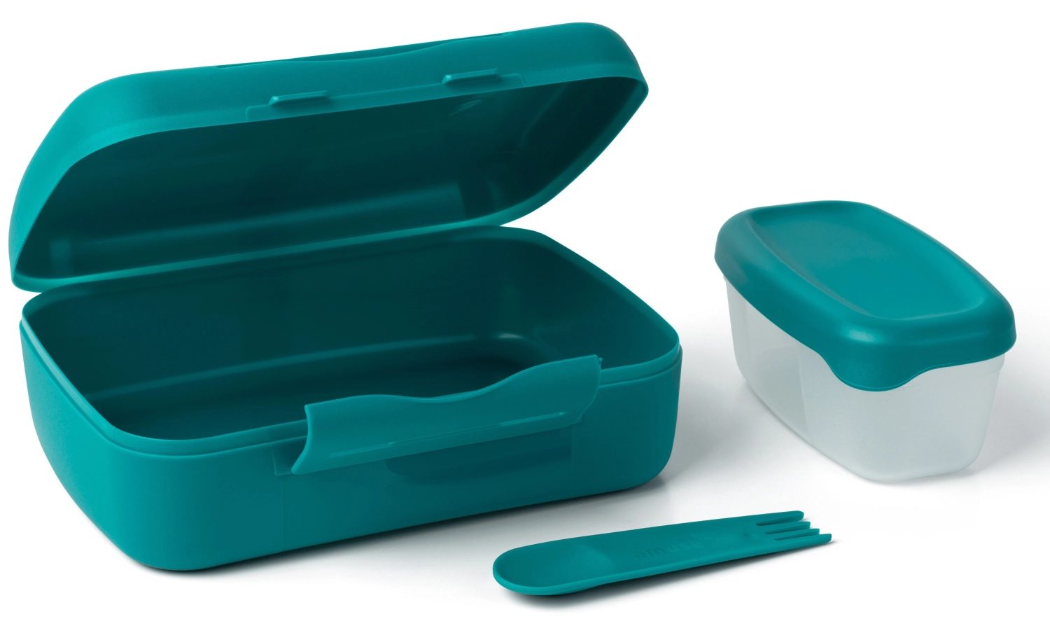 Amuse basic saladier brunch cuillère 210x156x71mm vert foncé