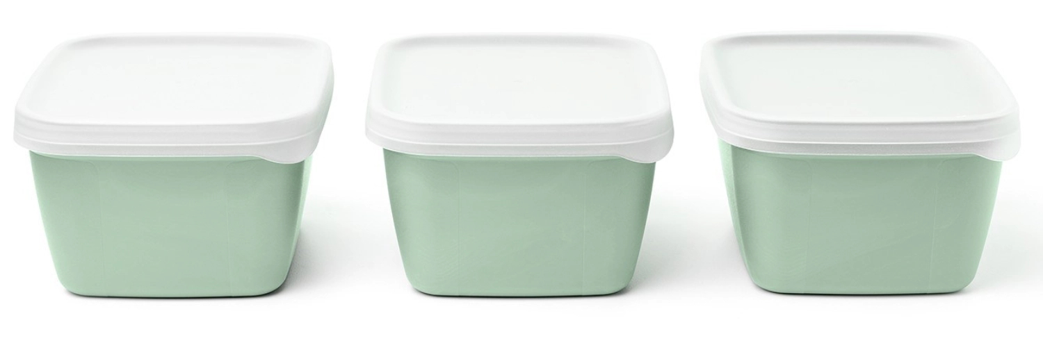 Amuse plus bio optifridge 3 x 900ml 122x153x79mm bio green