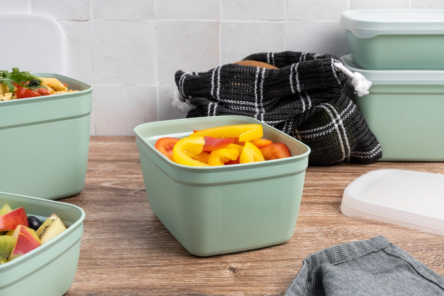 Amuse plus bio optifridge 3 x 900ml 122x153x79mm bio green