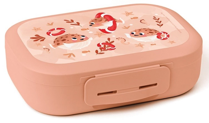 Sealife Lunchbox Kugelfisch  180x132x50  Lachs