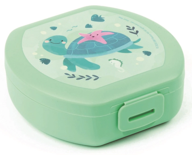 Sealife boîte à biscuits tortue,112x110x40, vert clair