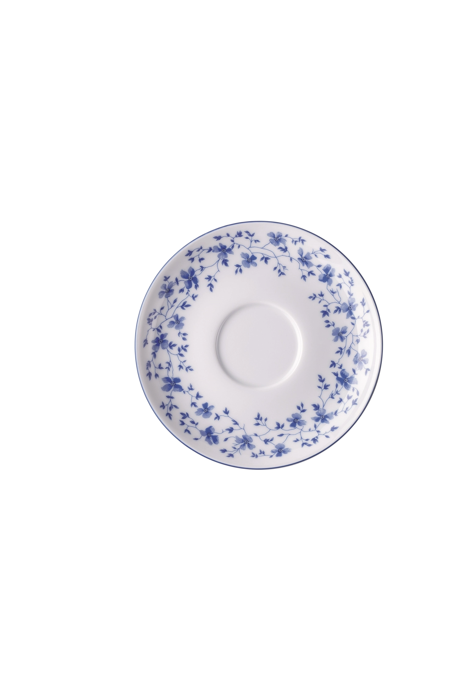 Form 1382 Blaublüten Tee-Untertasse