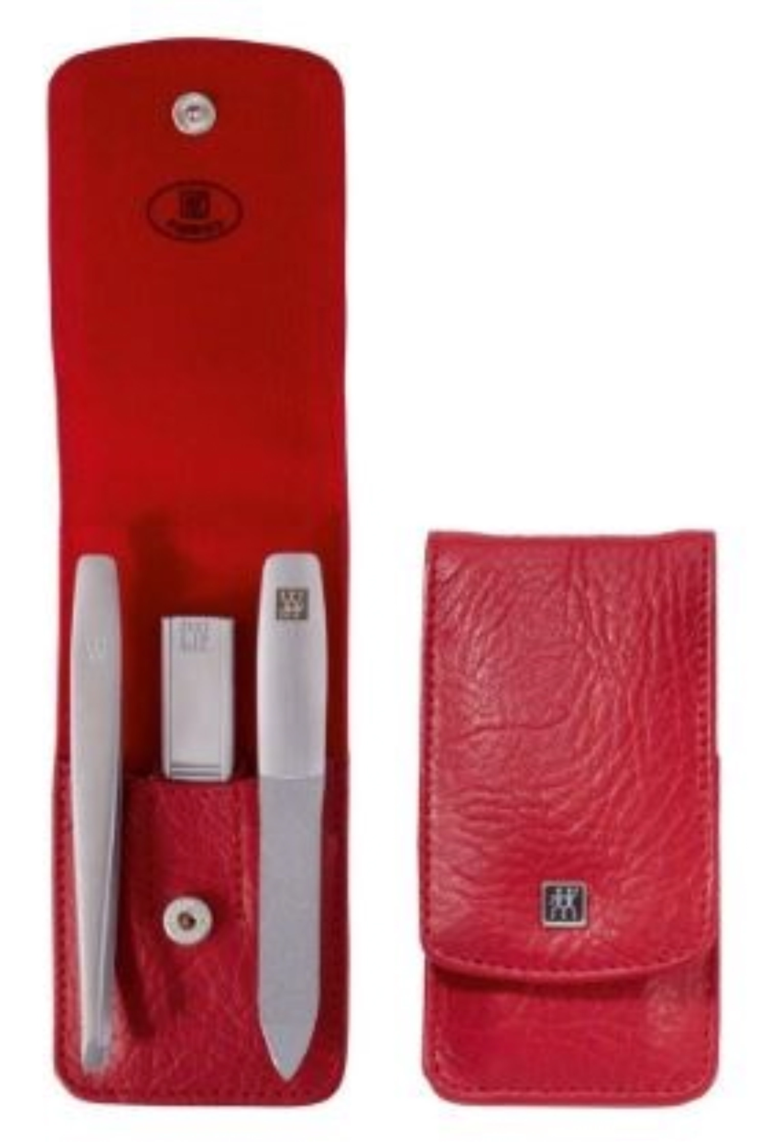 Taschen-Etui, rot, 3-tlg.