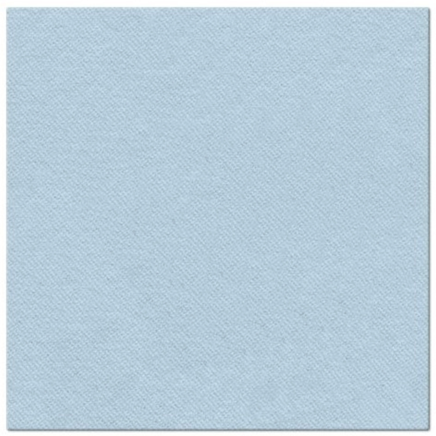 Servietten Dinner 50x Monocolor light blue, 40x40cm