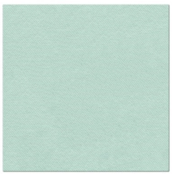 Servietten Dinner 50x Monocolor light mint, 40x40cm