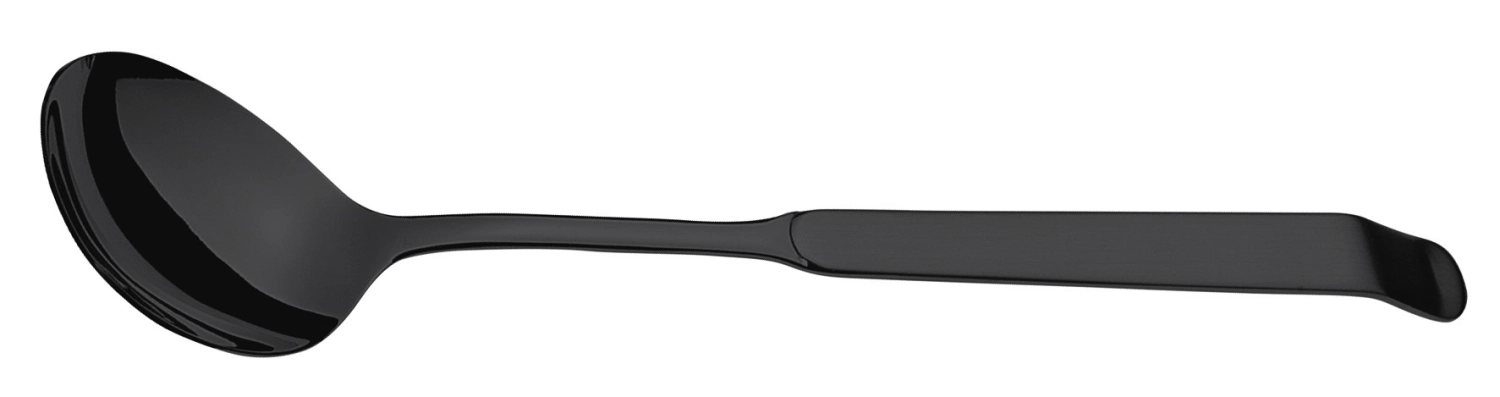 Buffet PVD schwarz Salatlöffel gross 29 cm