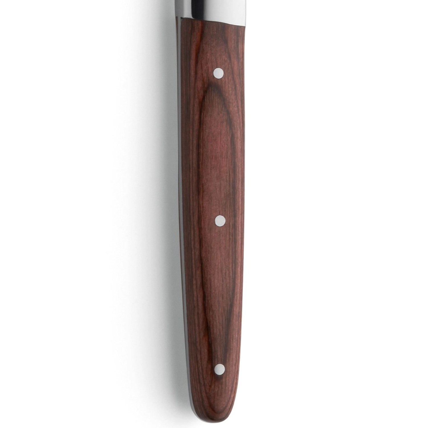 Royal fourchette de steak 13/0, poignée en bois de pakka