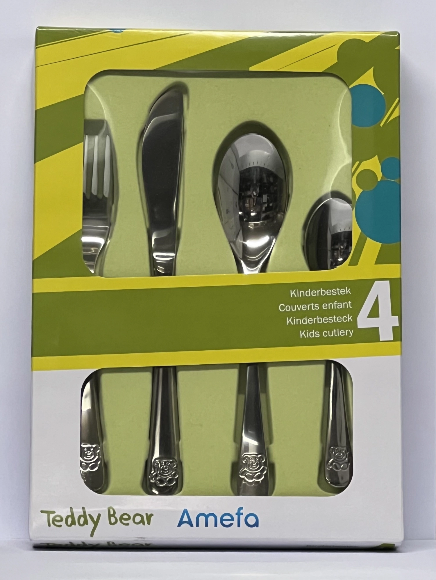 4tlg. Teddy Bear Kinderbesteck