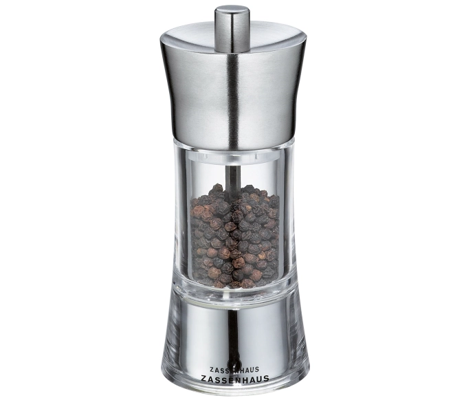 Moulin à poivre « Aachen » 14 cm inox/acrylique