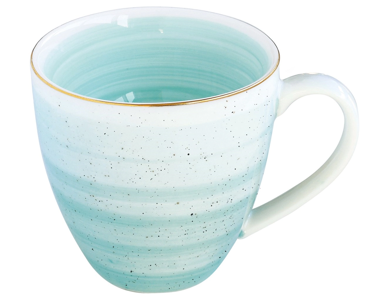 Artesanal tasse en porcelaine, bleu, 320ml