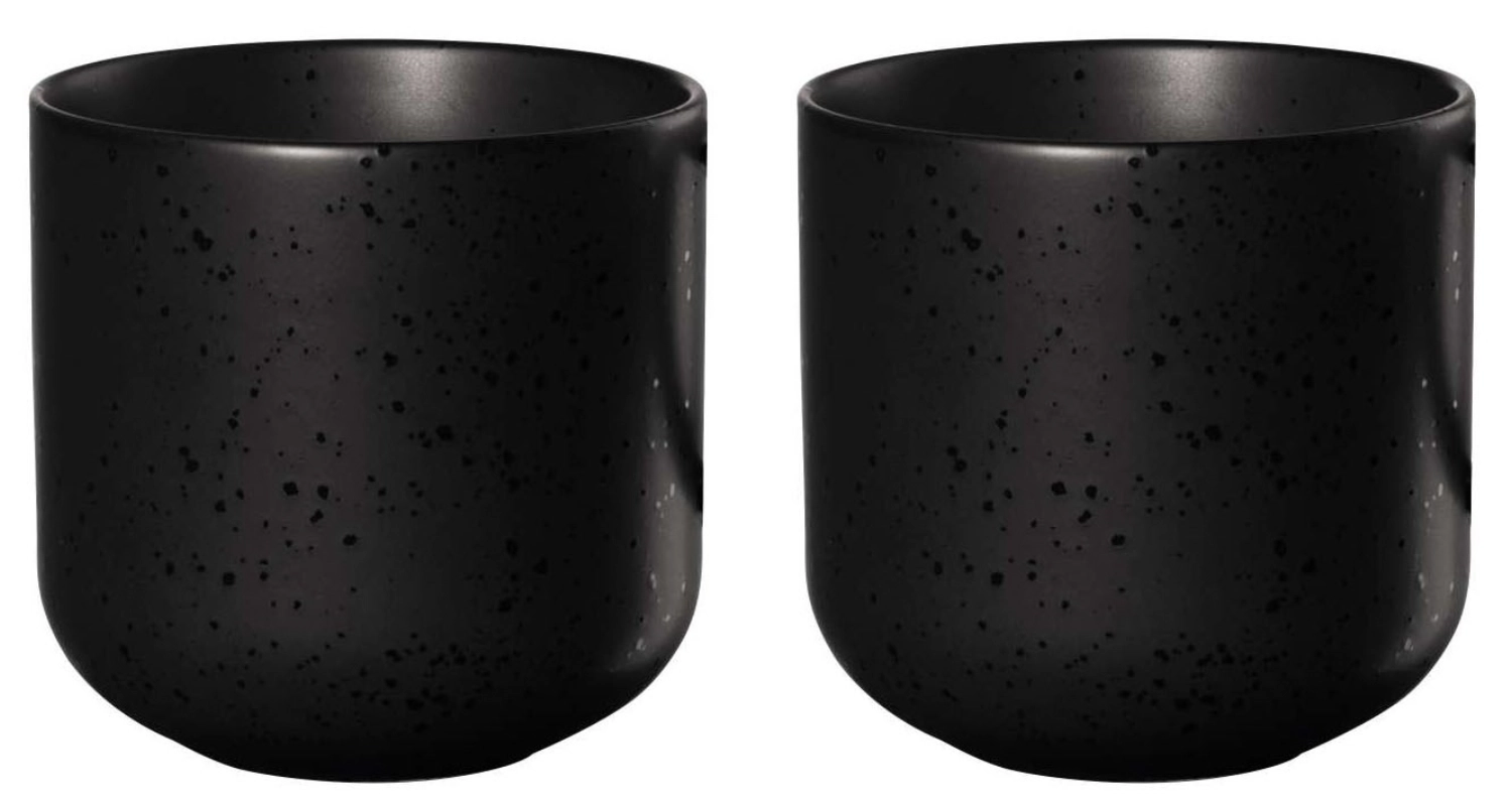 Set de 2 tasses à thé coppa kuro 7.5x7.5cm 0.2l