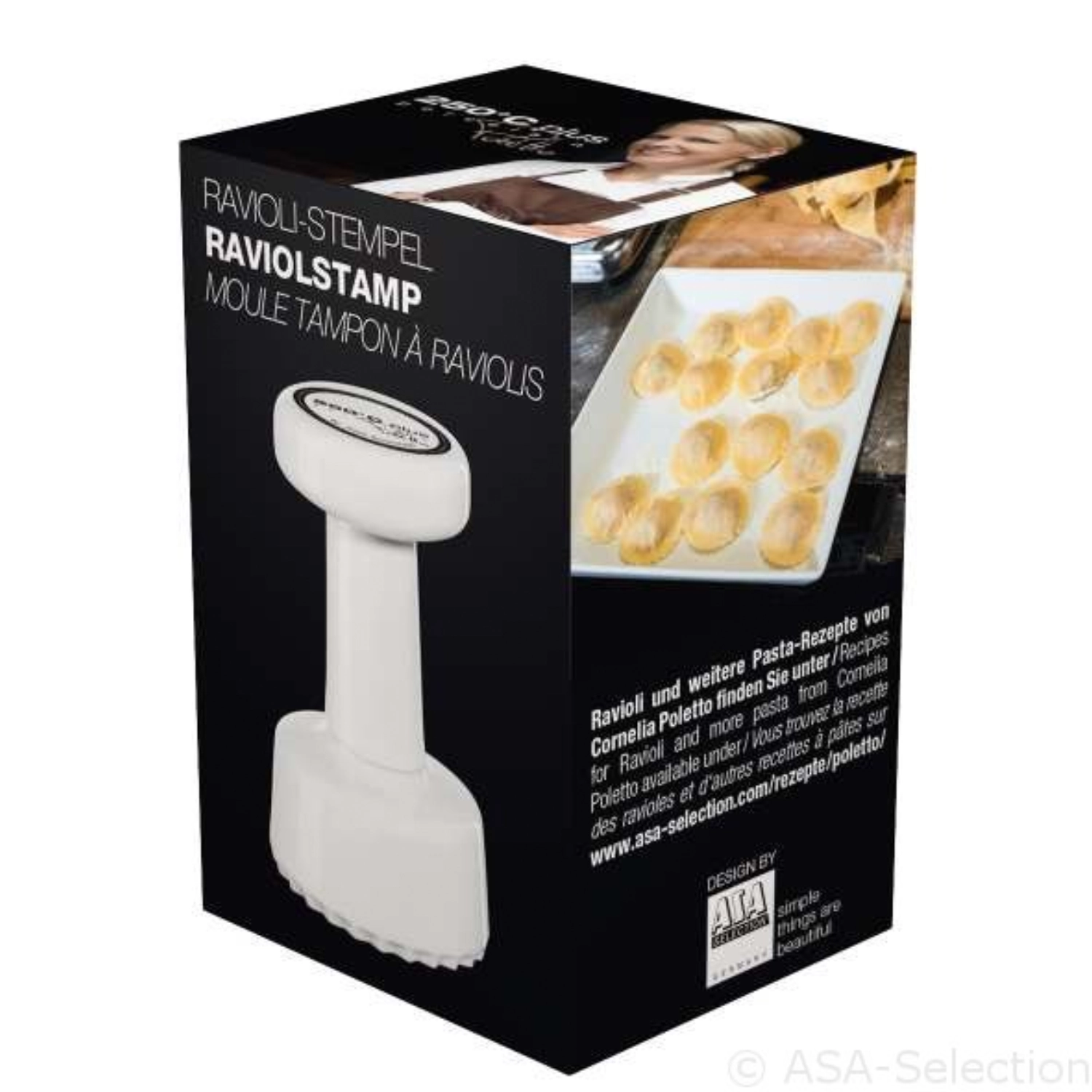 250°C Tampon à raviolis, rond