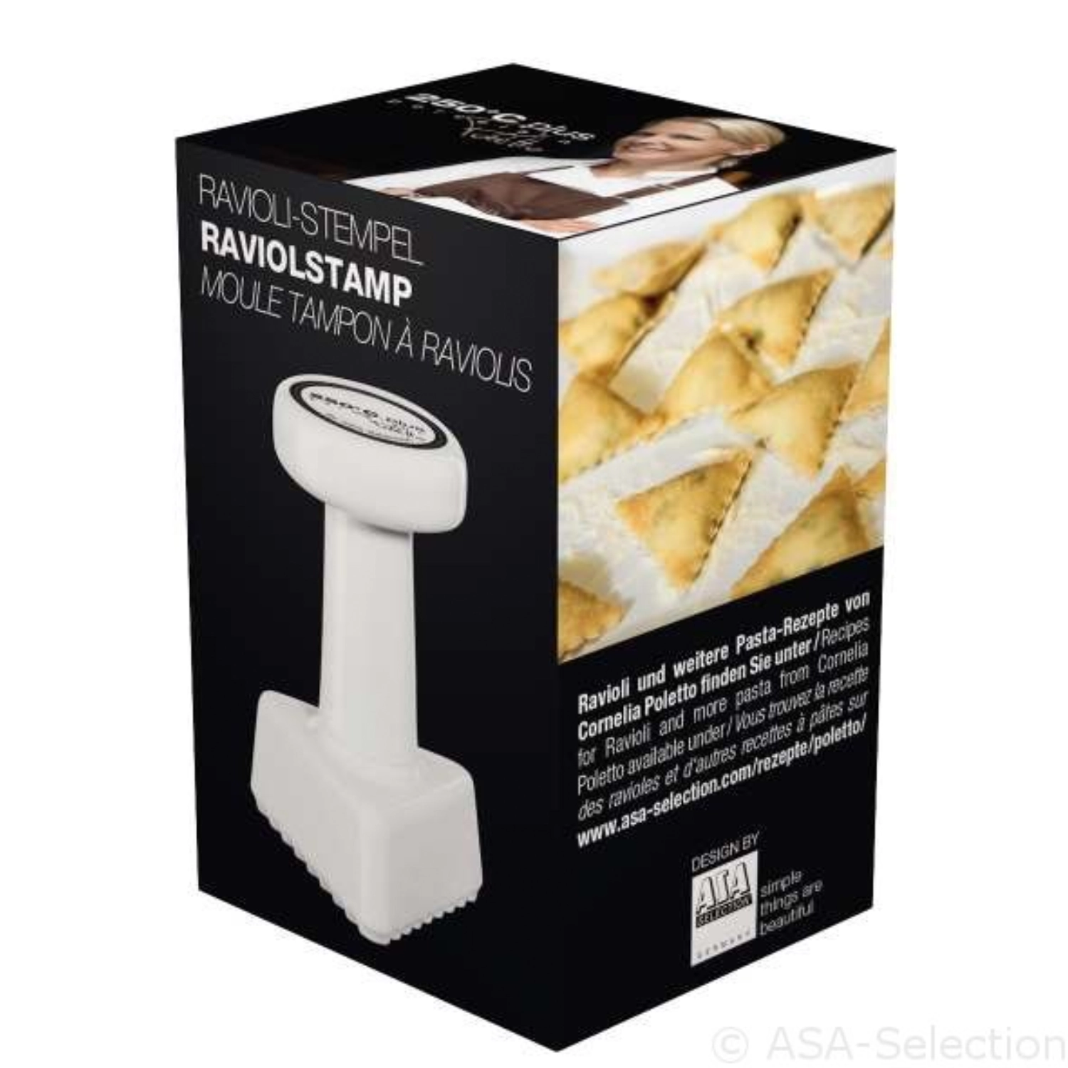 250°C Tampon à raviolis, triangulaire