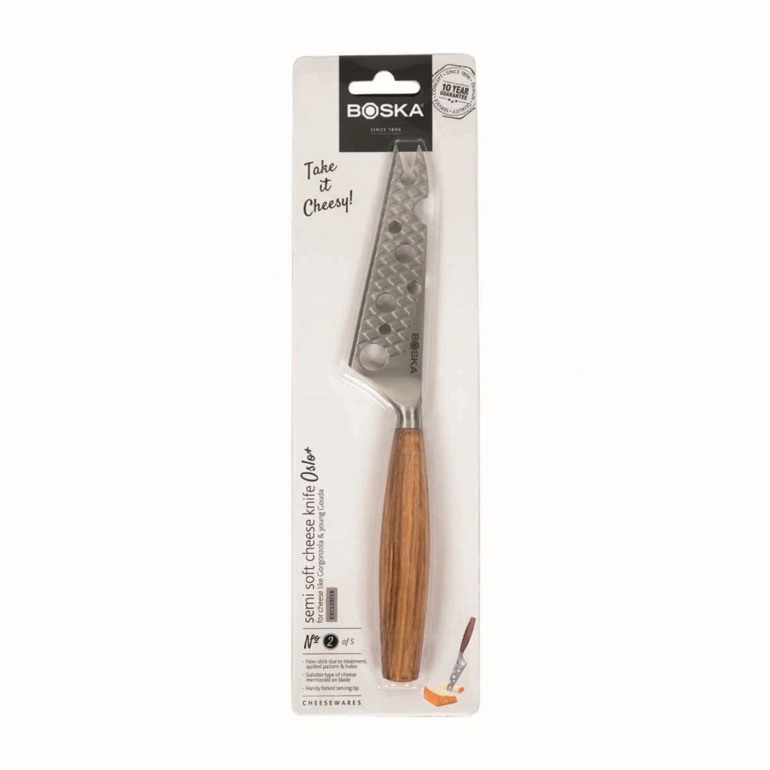 Couteau à fromage pâte mi-molle oslo+ n° 2