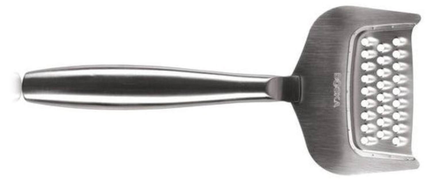 Râpe à fromage copenhagen argent acier inox 290x80x18mm