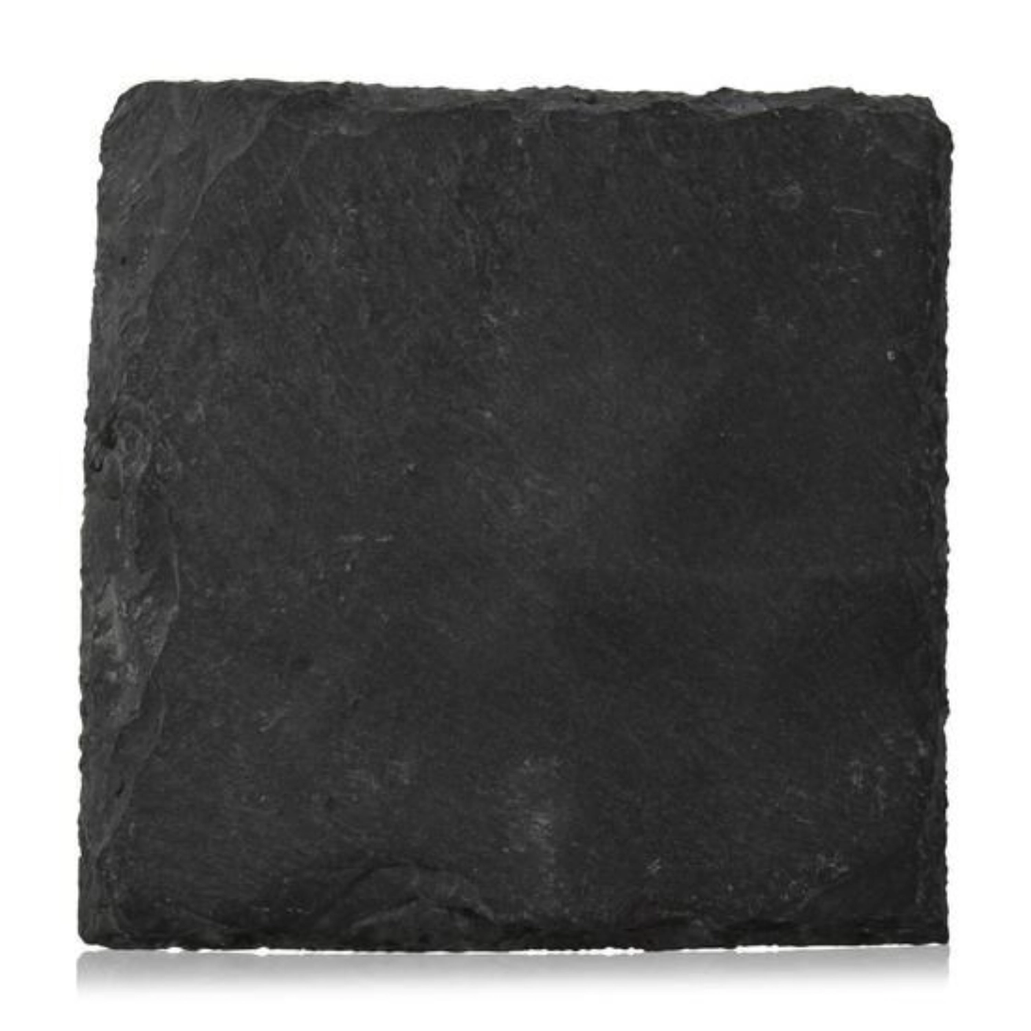 4er Set Untersetzer Schiefer schwarz, 100x100x50mm