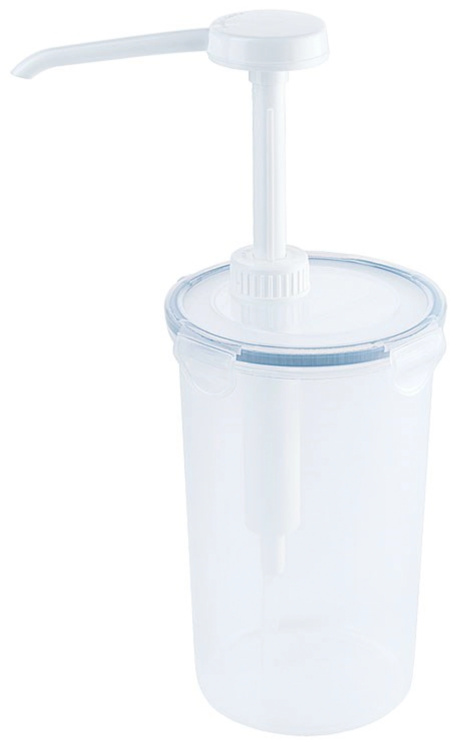 Distributeur a. pompe 30ml, rond PP, 10.5x30.5 cm - 1.2l