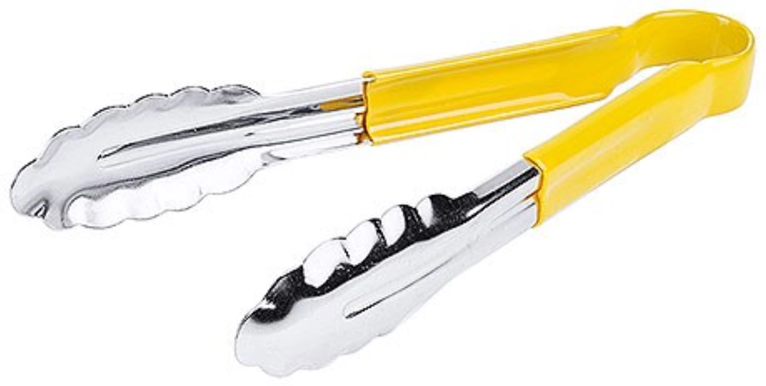 Pince de cuisine HACCP, jaune, 24cm