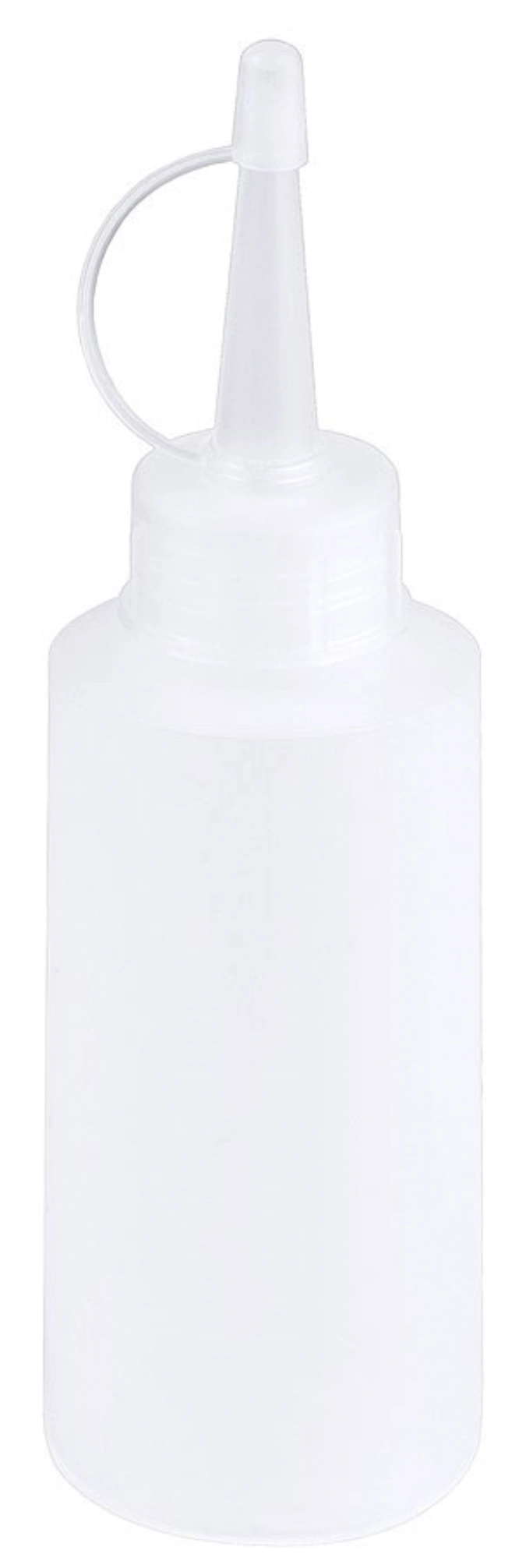 Flacon à col étroit transparent, 120 ml/4.2x14.5 cm