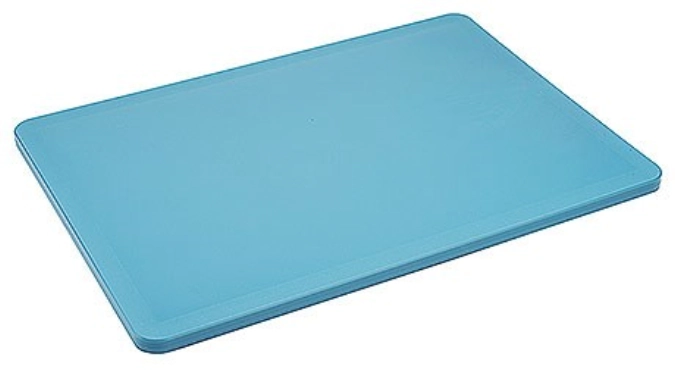 Schneidebrett o. Füsse blau, 1/2, 32.5x26.5x2cm