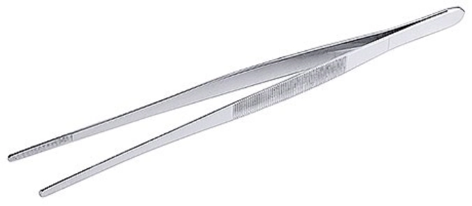 Pincette de cuisine en acier inoxydable, 20 cm