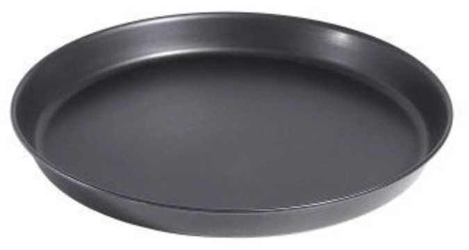 Pizzablech rund Boden Ø14.5cm, oben Ø16cm, Blaublech