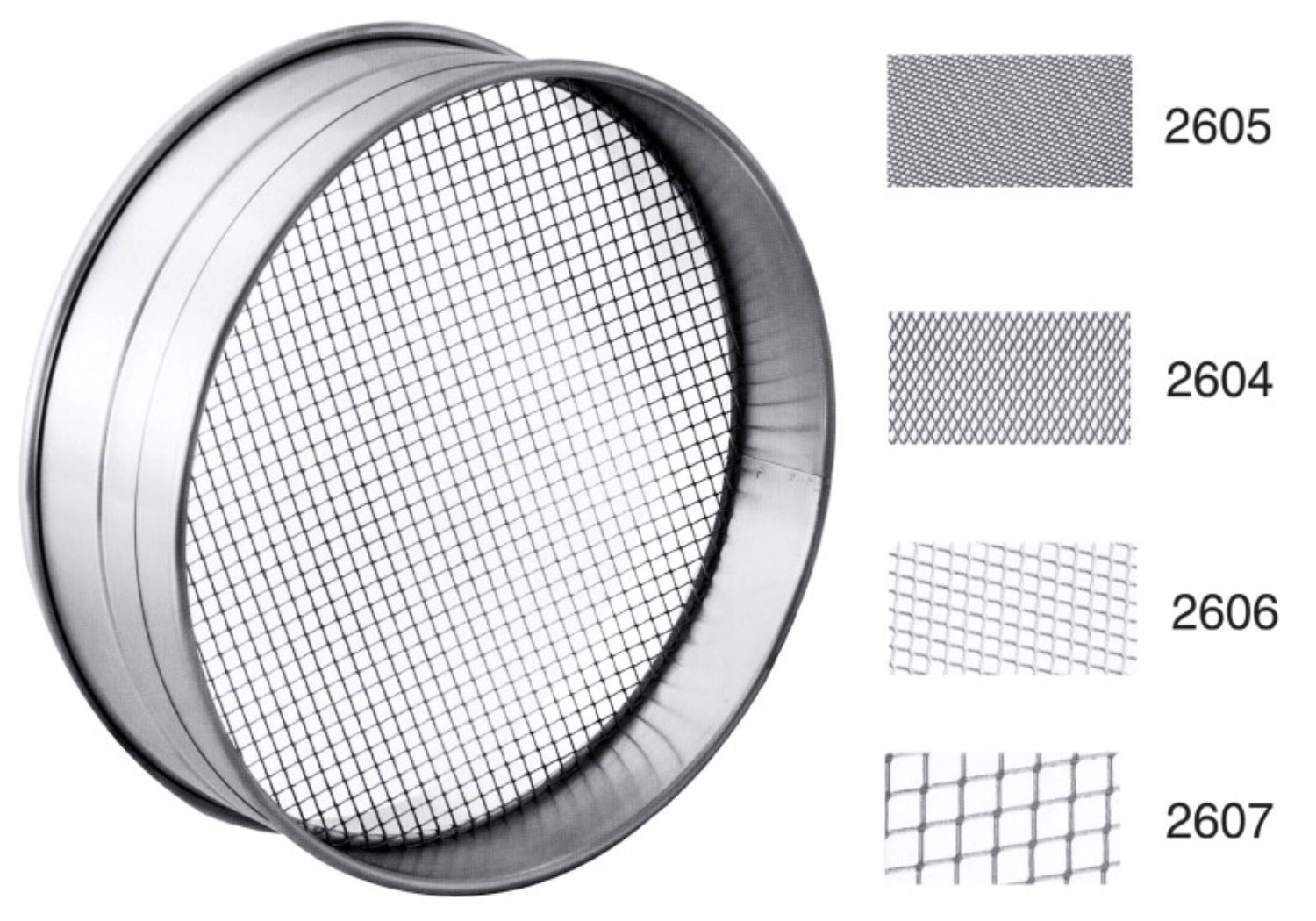 Passoire ronde, acier inoxydable, Ø30cm, h:10cm