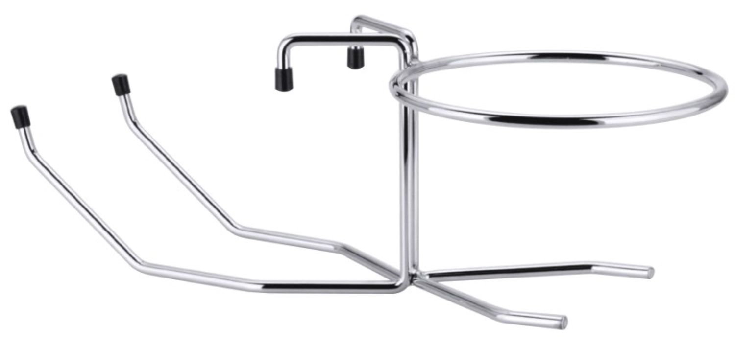 Support de table pour seau à champagne, fil d'acier 8mm, chr