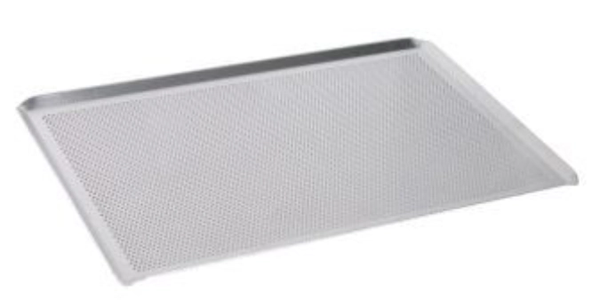 Plaque de cuisson aluminium perforée, gn1/1 h : 1cm