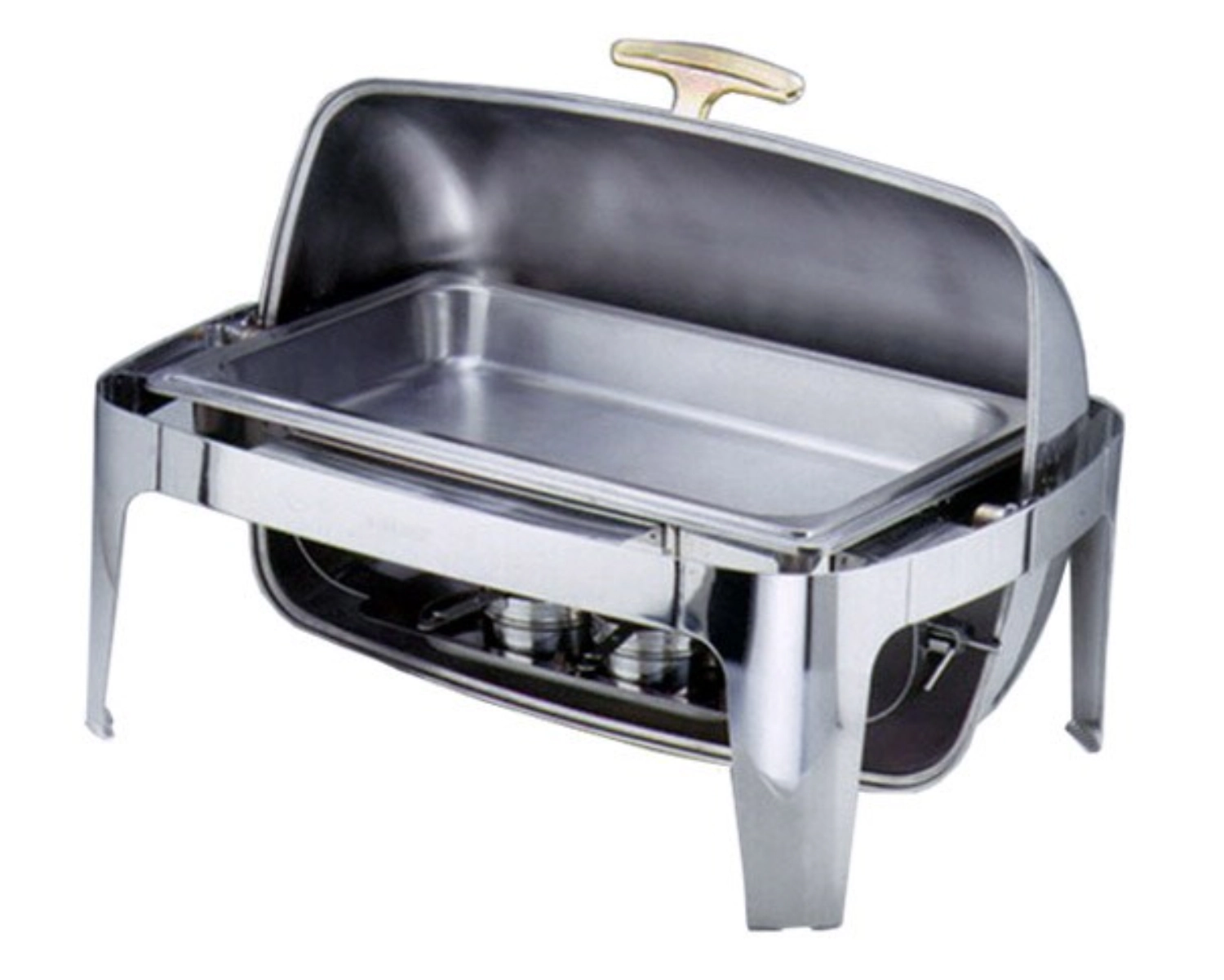 Chafing Dish mit Rolltopdeckel 43x 64cm