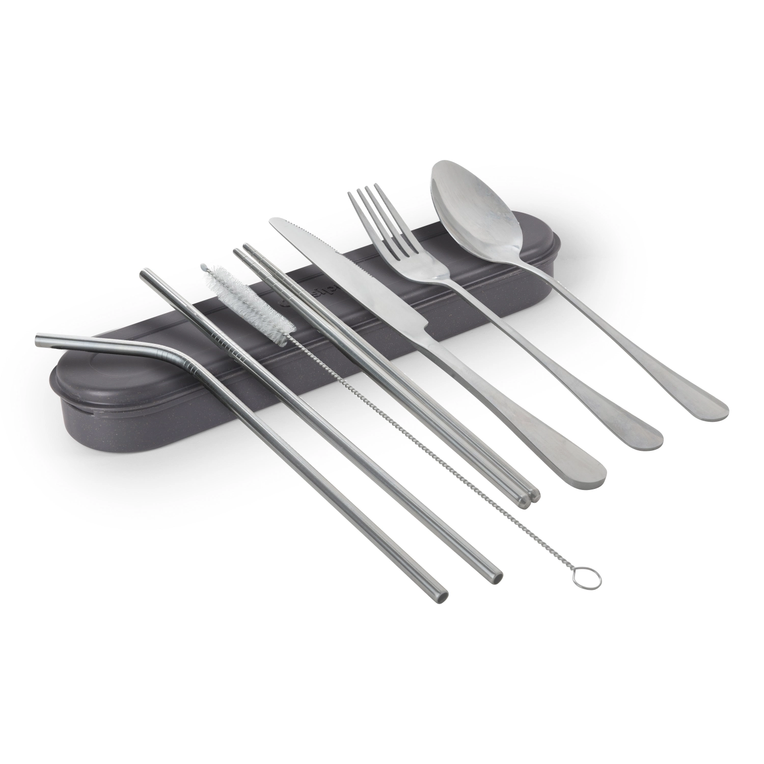 Personal cutlery case v2 gray 8pcs