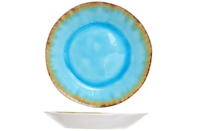 Laguna azzurro sous-tasse seule d15cm