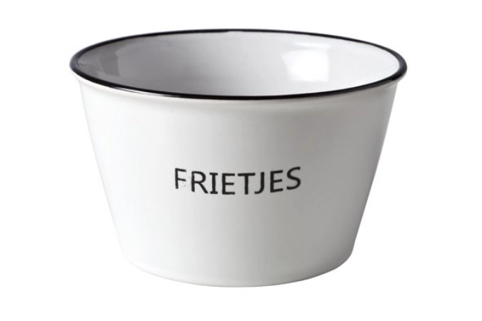 Hrc pot avec texte ´ frietjes´ d13xh7,5