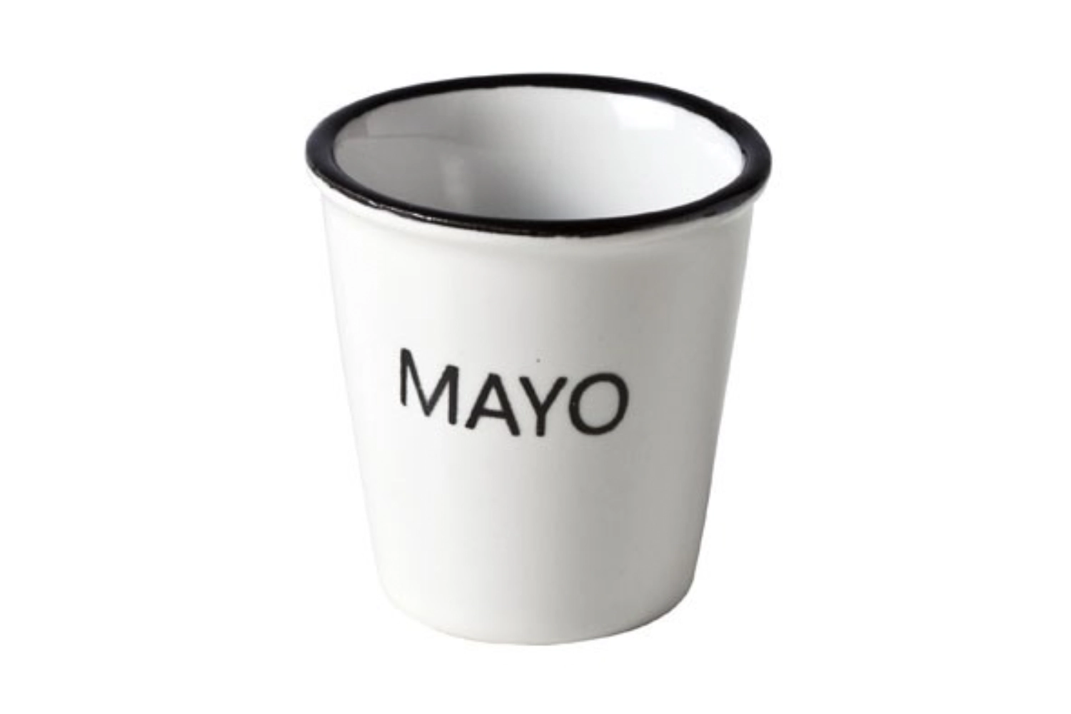 Hrc pot avec texte ´mayo´ d4.9xh4.9cm