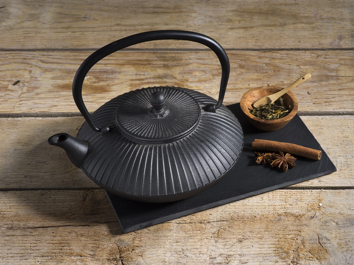 Theiere fonte 1,15l stria black