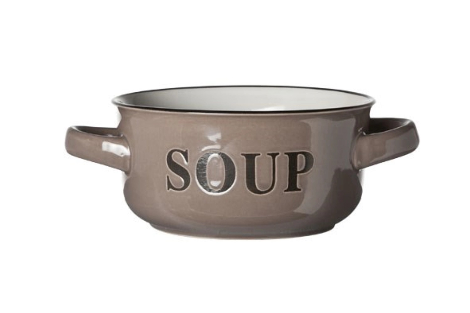 Bol a soupe grey 13.5xh6.5cm