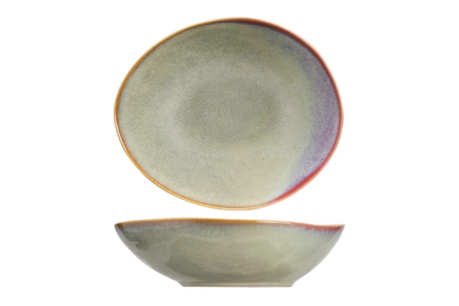 Trentino assiette creuse 19,5x16,5cm ova