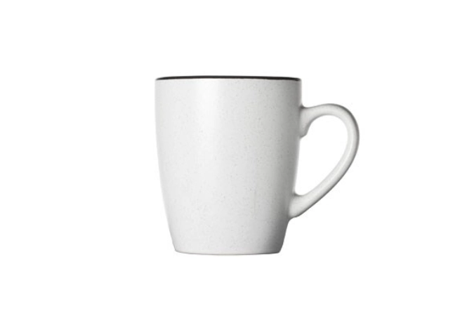 Speckle blanc, mug, 8.7 x 5.9 x 10.3 cm