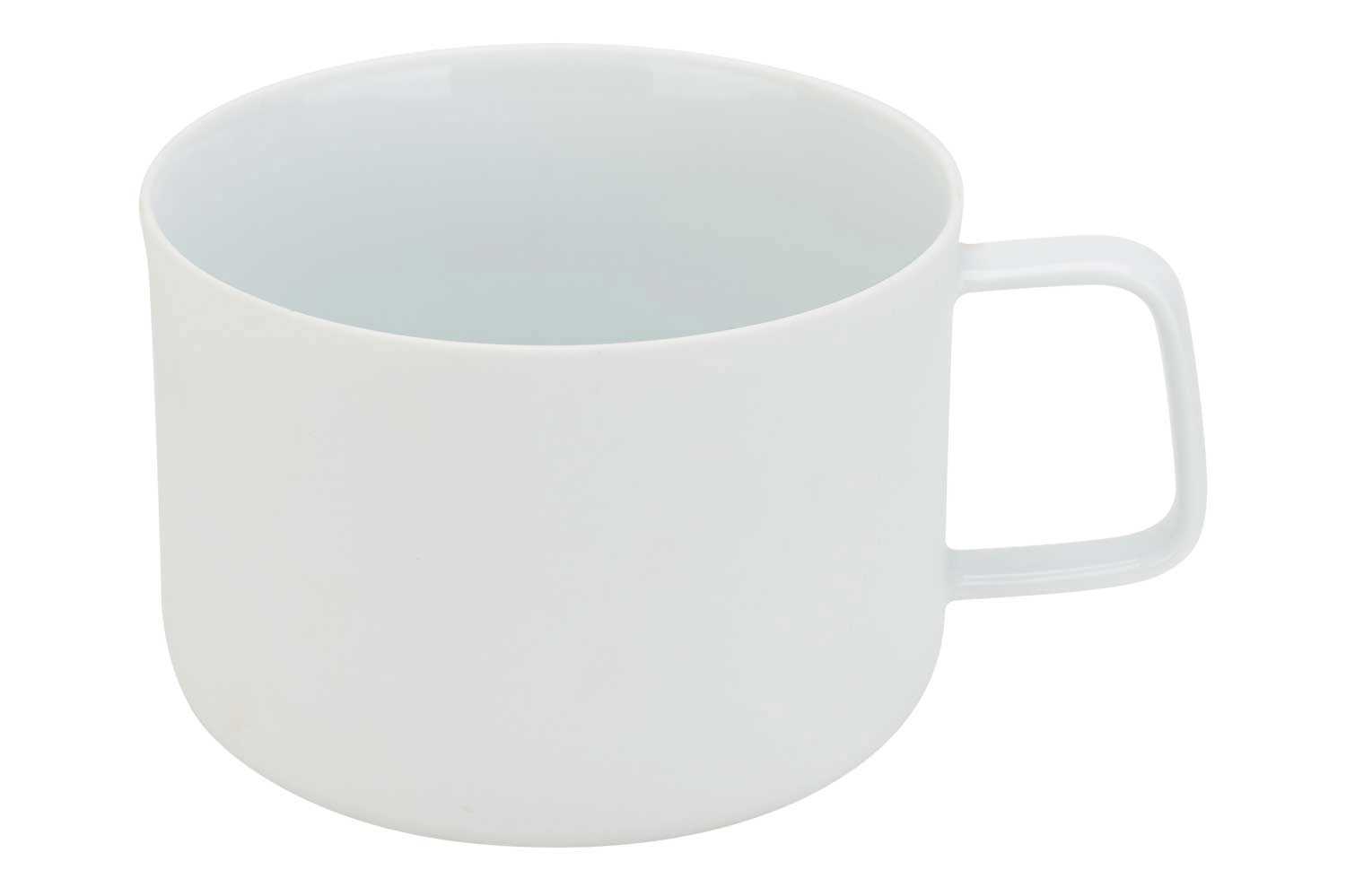 Charming white tasse dejeuner d13,9xh10