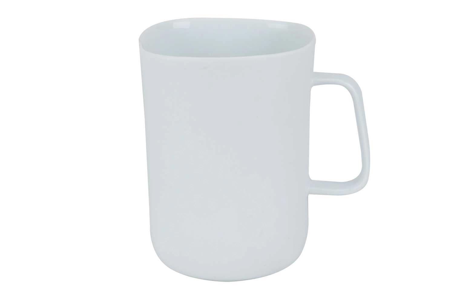 Charming white gobelet 8x8xh11,3cm